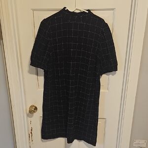 LOFT Men's Black Grid Pattern Shirt